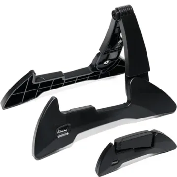 Guitar Stand, Foldable Guitar Stand with Adjustable 2-Width, Electric Guitar Stands Sturdy, Portable...
