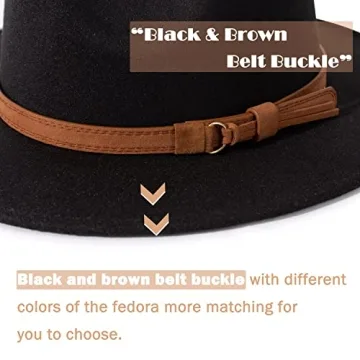 Lisianthus Wide Brim Fedora Hat for Everyone