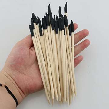 DGBRSM 30pcs Sanding Sticks for Precision Crafting and Polishing