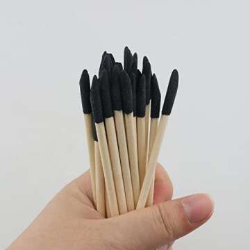DGBRSM 30pcs Sanding Sticks for Precision Crafting and Polishing
