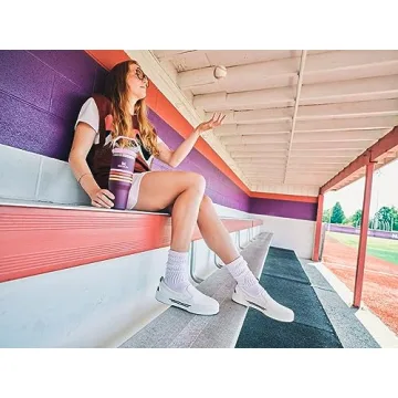 Stanley IceFlow Stainless Steel Tumbler - Vacuum Insulated Water Bottle for Home, Office or Car Reusable Cup with Straw Leak Resistant Flip Cold for 12 Hours or Iced for 2 Days, Plum Stripe, 30OZ