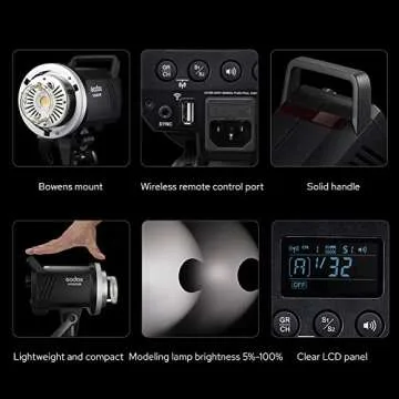 Godox MS300V Strobe Light 300W Versatile Photography Flash