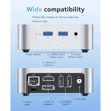 ACEMAGIC Vista V1 Mini PC - Powerful 12th Gen Intel Performance