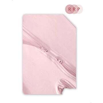 RRP Unisex Baby Footies Pajamas,Rayon Derived From Bamboo,Buttery Soft Sleep 'N Play PJs,2-Way Zipper Closure,0-18 Months (Sage/BlueGrey/Blush, 9-12 Months)