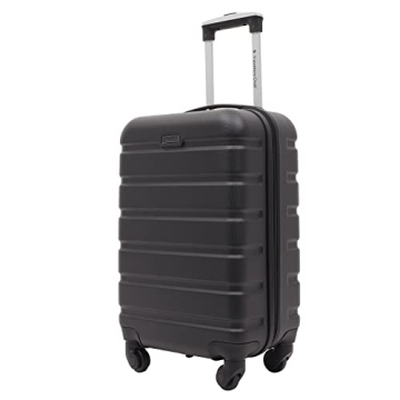 Harper Luggage Set - 2 Piece Black Travelers Club