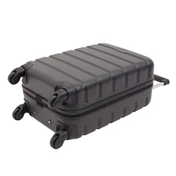 Harper Luggage Set - 2 Piece Black Travelers Club