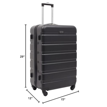 Harper Luggage Set - 2 Piece Black Travelers Club