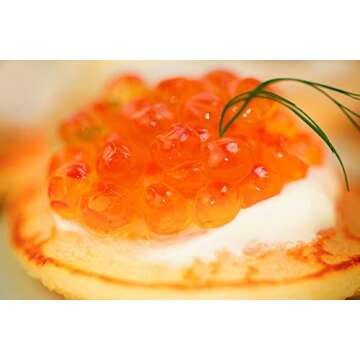 LIMITED TIME OFFER! Caspian Tradition RUSSIAN Style TSARITSA FRESH Salmon Malossol CAVIAR 8oz tin