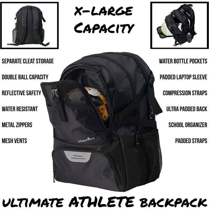 Athletico National Soccer Backpack with Cleat Holder