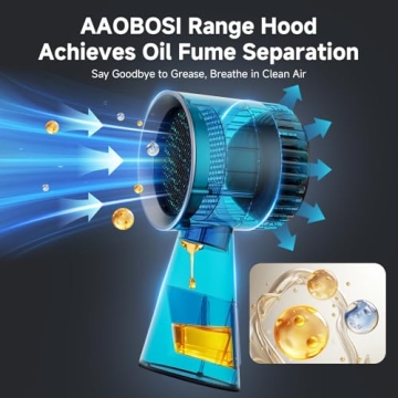 AAOBOSI Portable Range Hood for Indoor and Outdoor Cooking