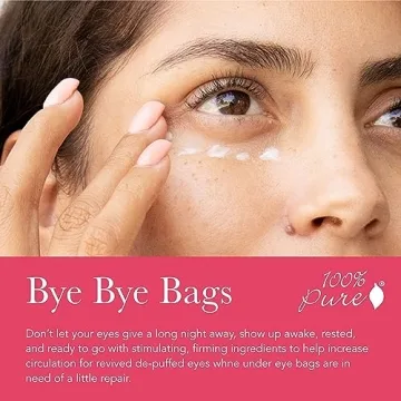 100% PURE Coffee Bean Caffeine Eye Cream for Youthful Eyes