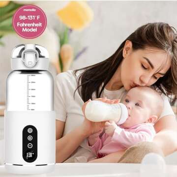 Momolia Portable Baby Milk Warmer - Essential for On-the-Go Parents