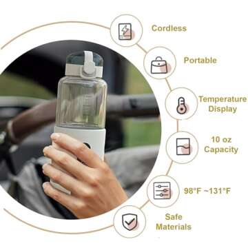 Portable Bottle Warmer for Easy Baby Feeding Anywhere
