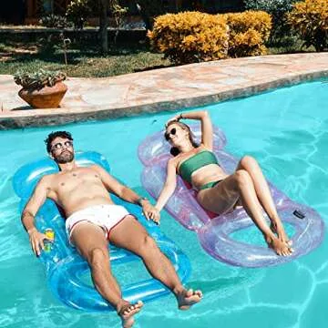 FindUWill Inflatable Pool Float - Comfort & Durability