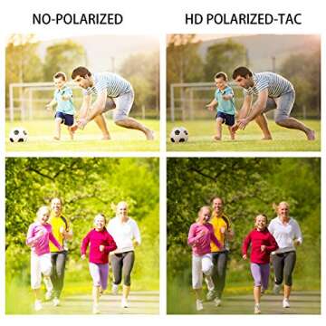 DEAFRAIN Kids Polarized Sunglasses for Outdoor Fun