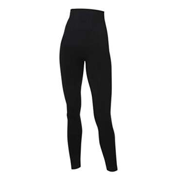 MOTHERS ESSENTIALS Postpartum High Waist Tummy Compression Control Slimming Leggings (xsmall, black)