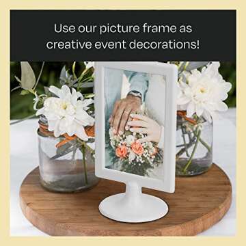 ALBEN Double Sided 4x6 Picture Frames for Any Occasion
