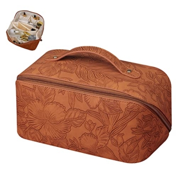 BAKLUCK Travel Cosmetic Bag - Elegant, Waterproof Makeup Storage for Women