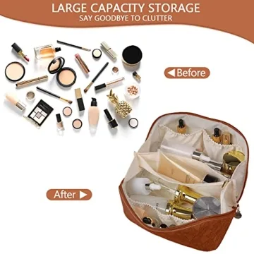 Discover the BAKLUCK Travel Cosmetic Bag - Stylish & Spacious