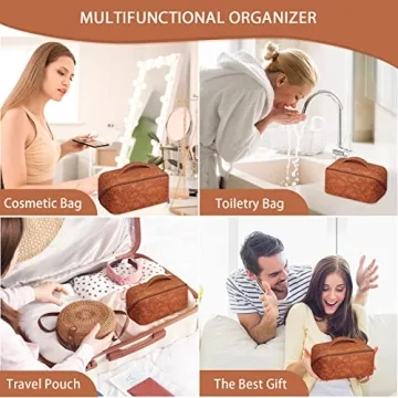 Discover the BAKLUCK Travel Cosmetic Bag - Stylish & Spacious