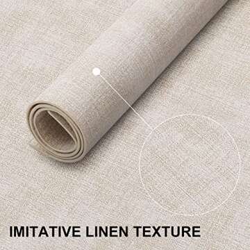 homing Faux Leather Heat Resistant Placemats Set of 6 – Waterproof Wipeable Dining PU Place Mats for Indoor & Outdoor, Easy to Clean - Beige