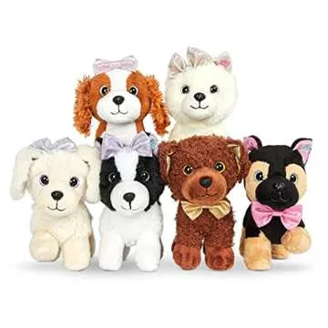 Glitter Girls – Jax – Posable 6-inch Dog Plush German Shepherd Stuffed Animal – Poseable Legs – 14-inch Doll Accessories for Kids Ages 3 and Up – Children’s Toys