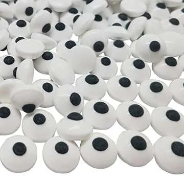 1 Bottle Candy Eyeballs Eyes Cake Cupcake Toppers Cookie Decorations Edible Dessert Sprinkles for Halloween Christmas Cake Cupcakes Decoration