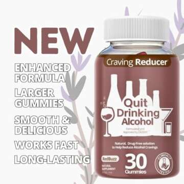 Natural Gummy Aid to Stop Drinking Alcohol Cravings
