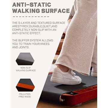 Maksone Under Desk Treadmill for Home or Office Fitness