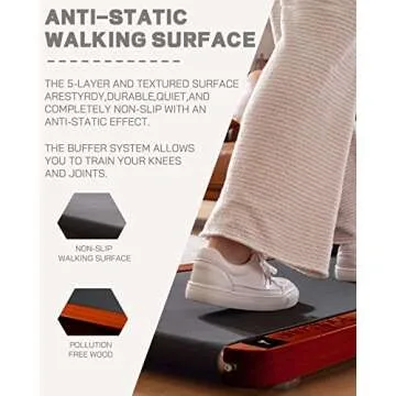 Maksone Under Desk Treadmill for Home or Office Fitness