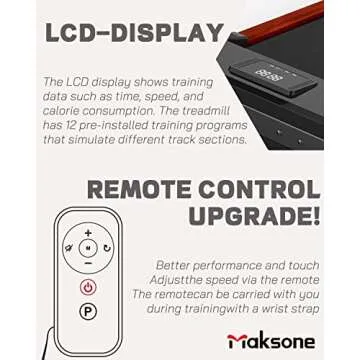 Maksone Under Desk Treadmill for Home or Office Fitness