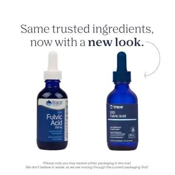 Trace Minerals Ionic Fulvic Acid 250mg - Essential Mineral Supplement to Support Hydration & Energy Production - Aids Muscle Endurance - Liquid Supplement for Healthy Digestion - 2 fl oz (59 Servings)