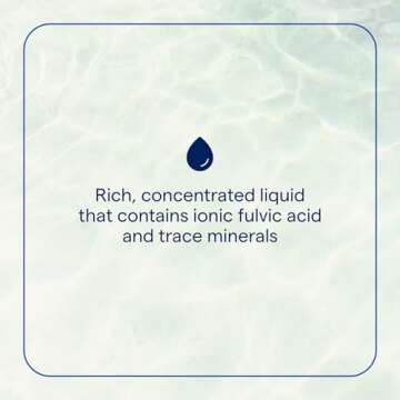 Trace Minerals Ionic Fulvic Acid 250mg - Essential Mineral Supplement to Support Hydration & Energy Production - Aids Muscle Endurance - Liquid Supplement for Healthy Digestion - 2 fl oz (59 Servings)
