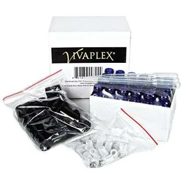 Vivaplex Cobalt Blue Glass Roll-On Bottles 24-Pack