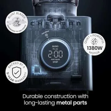 Chefman Obliterator Blender 48 oz for Smoothies and Ice