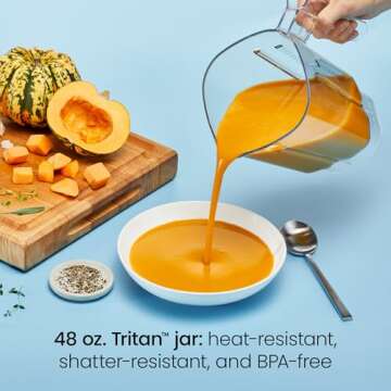 Chefman Obliterator Blender 48 oz for Smoothies and Ice