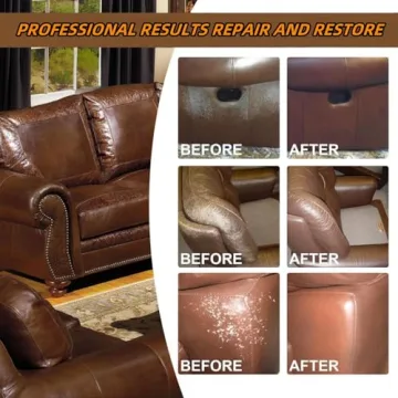 Jughozu Leather Repair Kit Perfect for Furniture, Sofa, Jacket, and Car Seats