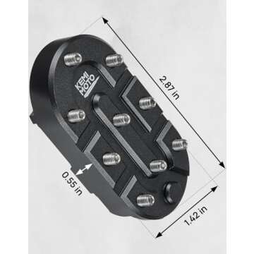 KEMIMOTO Foot Pegs Compatible with CT125 Trail 125 Hunter Cub 2021 2022 2023 2024 2025 Dirt Bike Pedals