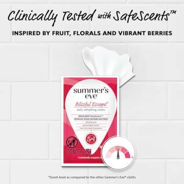 Summer's Eve Cleansing Cloths, Blissful Escape, 16 Count