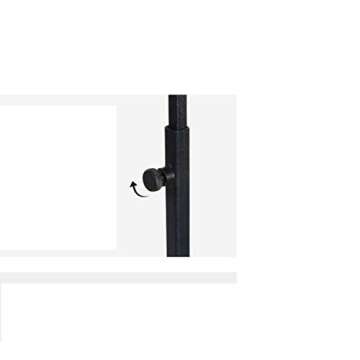 Adjustable Metal Handbag Rack Tabletop Handbag Purse Display Stand Single Hook Bag Stand Holder (Black)