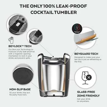 BrüMate 12oz Leak-Proof Insulated Lowball Tumbler