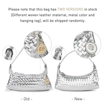 PS PETITE SIMONE Vegan Leather Woven Shoulder Bag