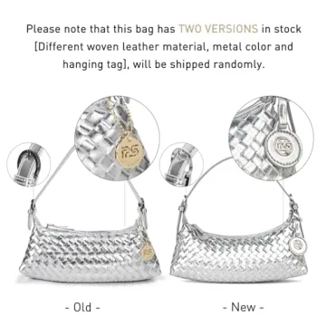 PS PETITE SIMONE Vegan Leather Woven Shoulder Bag