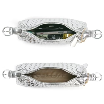 PS PETITE SIMONE Vegan Leather Woven Shoulder Bag