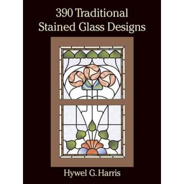 390 Traditional Stained Glass Designs - Perfect for Artists and Crafters