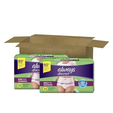 Always Discreet Incontinence Underwear Maximum Absorbency 64 Count
