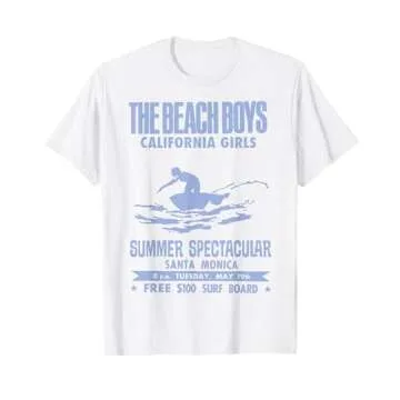 Official Beach Boys California Girls White T-Shirt