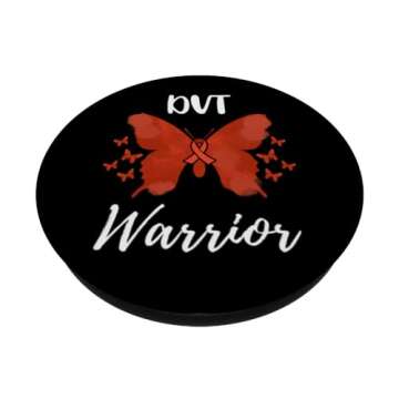 Warrior Deep Vein Thrombosis DVT Awareness PopSockets Adhesive PopGrip