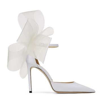 Stylish Women Stiletto Heels with Asymmetric Bows