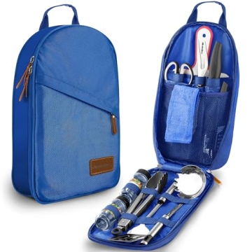 12 Piece Camp Kitchen Cooking Utensil Set Travel Organizer Grill Accessories Portable Compact Gear f...